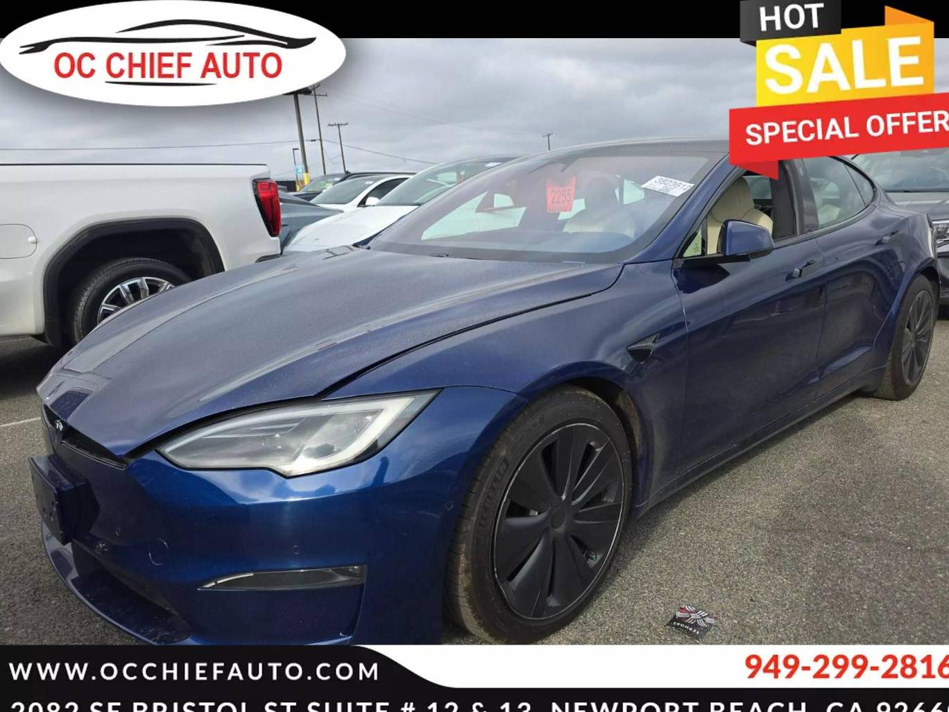 TESLA MODEL S 2022 5YJSA1E54NF473358 image